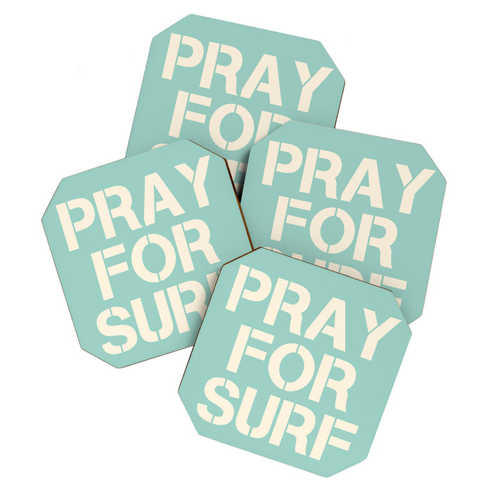 Pray For Surf | Blue Coaster Gallery Image 1