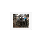 Silver Retro Disco Ball  Art Print Gallery Image 1