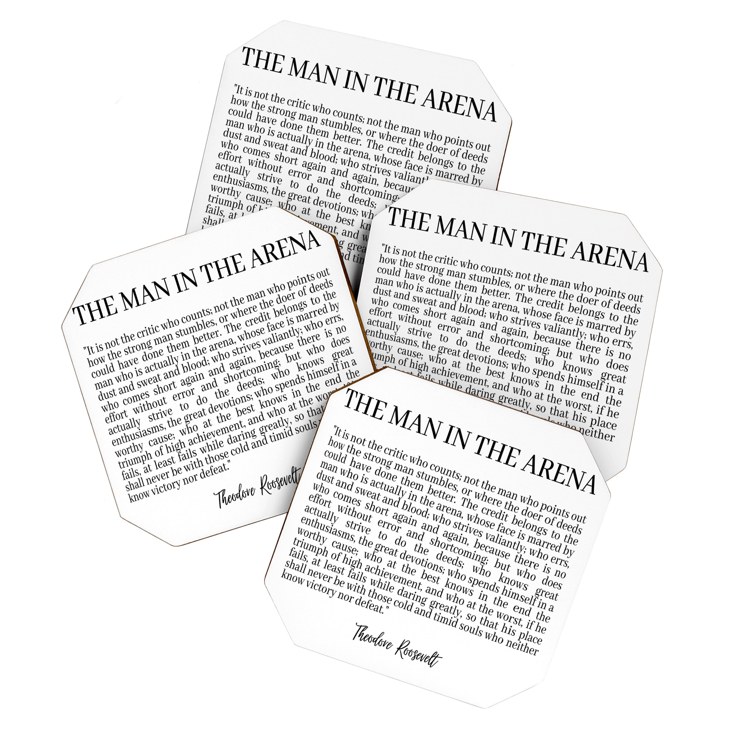 The Man In The Arena Coaster Gallery Image 1