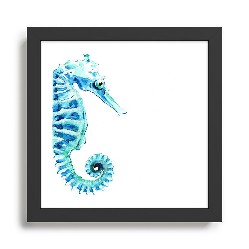 Coastal. Sea horse. Framed Art Print Gallery Image 1