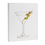 Cocktails. Martini. Watercolor Painting. Canvas Print Gallery Image 6