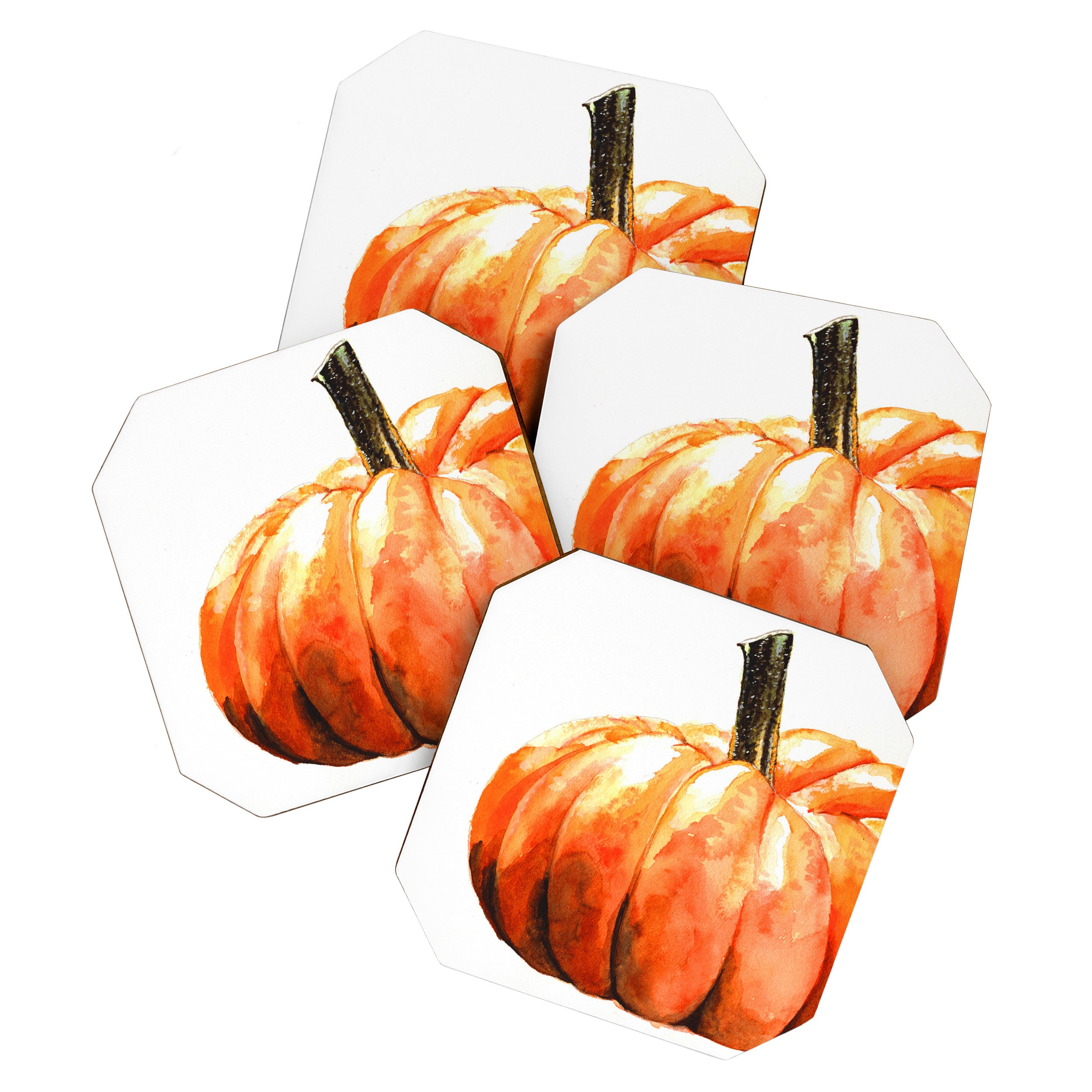 Fall Harvest Pumpkin Coaster Gallery Image 1