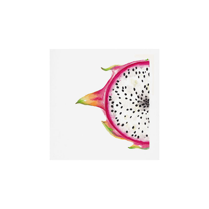 Tutti Frutti Dragonfruit Watercolor Painting Art Print Gallery Image 1