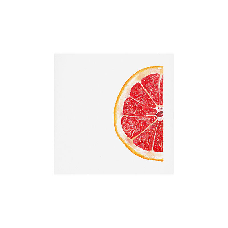 Tutti Frutti Grapefruit Watercolor Painting Art Print Gallery Image 1