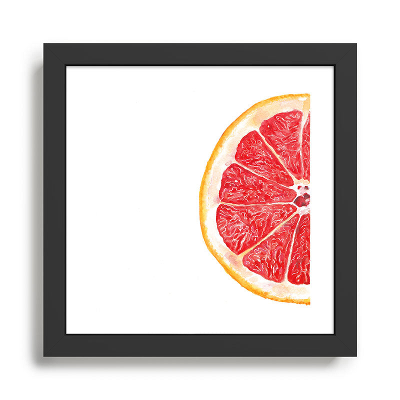 Tutti Frutti Grapefruit Watercolor Painting Framed Art Print Gallery Image 1