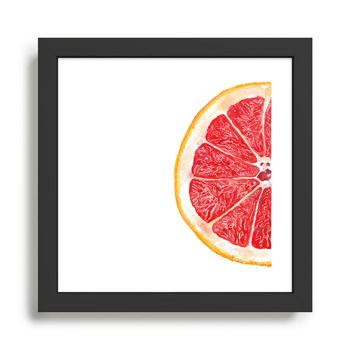 Tutti Frutti Grapefruit Watercolor Painting Framed Art Print Gallery Image 1