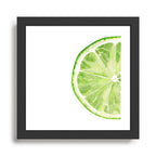 Tutti Frutti Lime Watercolor Painting Framed Art Print Gallery Image 1