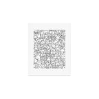 Dog Doodle Art Art Print Gallery Image 1