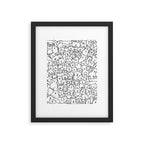 Dog Doodle Art Framed Art Print Gallery Image 6