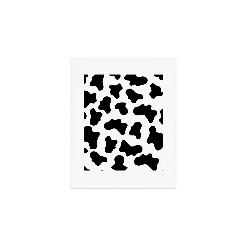 Moo Cow Print Art Print Gallery Image 1
