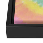 Pastel Tie Dye Framed Canvas Print Gallery Image 3