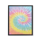 Pastel Tie Dye Framed Canvas Print Gallery Image 8