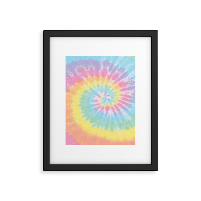 Pastel Tie Dye Framed Art Print Gallery Image 6