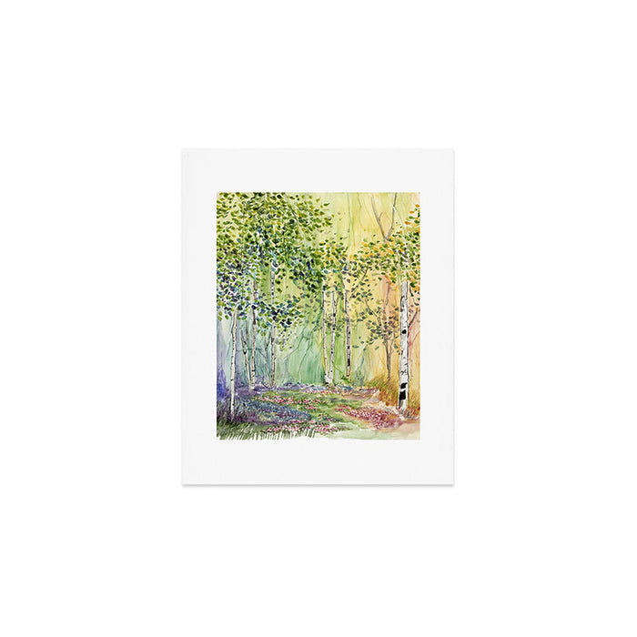 4 season watercolor collection - spring Art Print Gallery Image 1