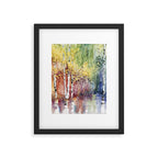4 Season watercolor collection - summer Framed Art Print Gallery Image 6