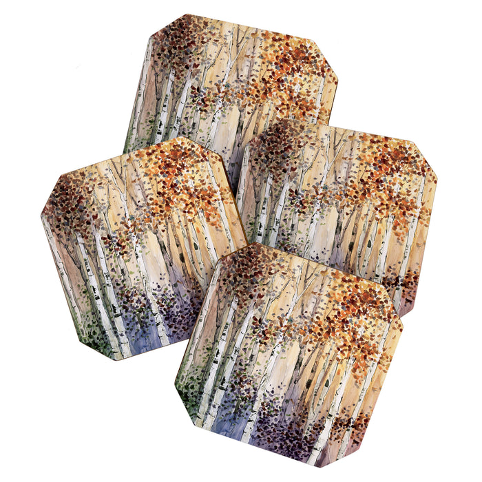 Autumn in Michigan -part of 4 season collection Coaster Gallery Image 1