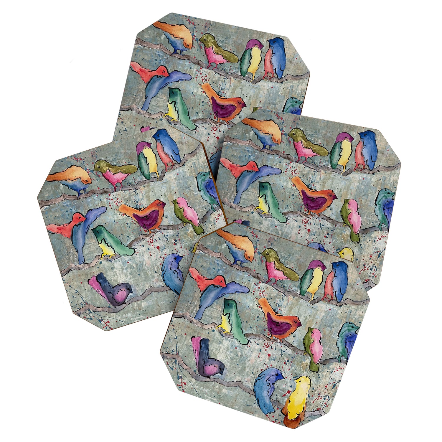 Colorful Birds Banter Coaster Gallery Image 1