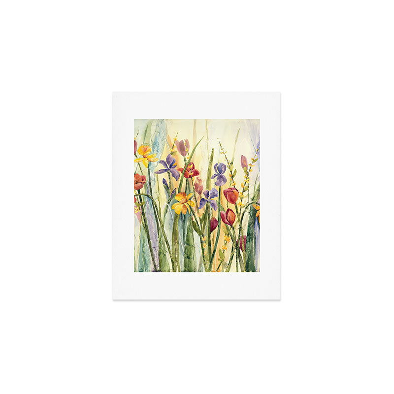 Spring Medley Flowers Art Print Gallery Image 1
