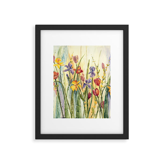 Spring Medley Flowers Framed Art Print Gallery Image 1
