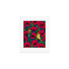 Bee eaters and poppies  Art Print Gallery Image 1