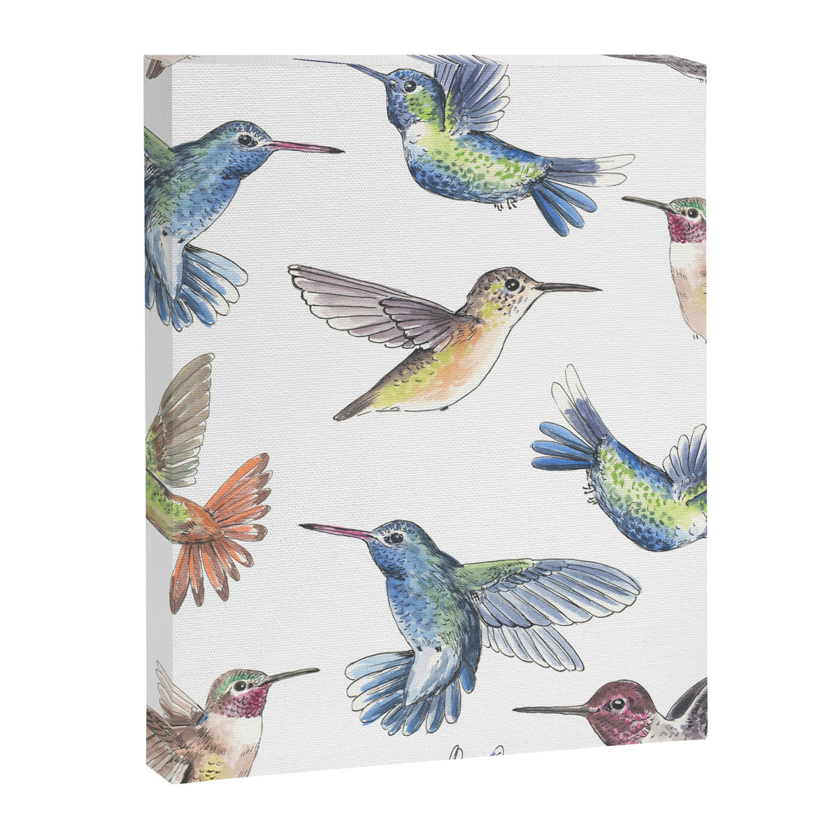 Hummingbirds Canvas Print Gallery Image 8