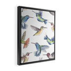 Hummingbirds Framed Canvas Print Gallery Image 2
