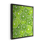 Lime pop Framed Canvas Print Gallery Image 2
