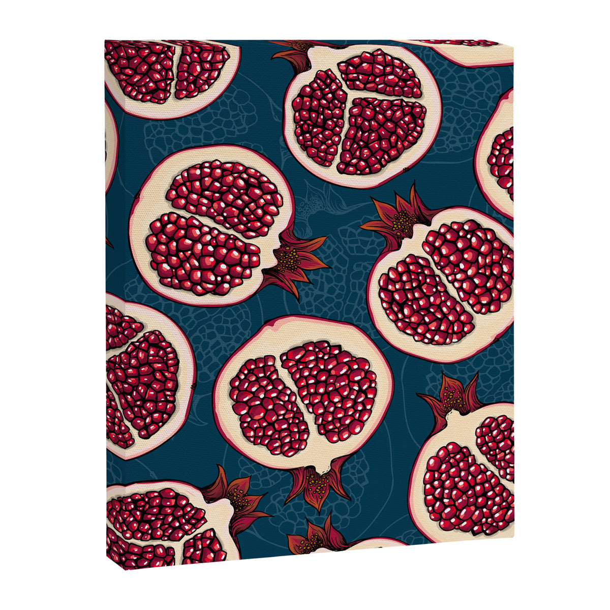 Pomegranate slices  Canvas Print Gallery Image 8