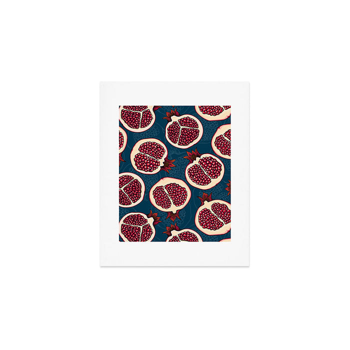 Pomegranate slices  Art Print Gallery Image 1