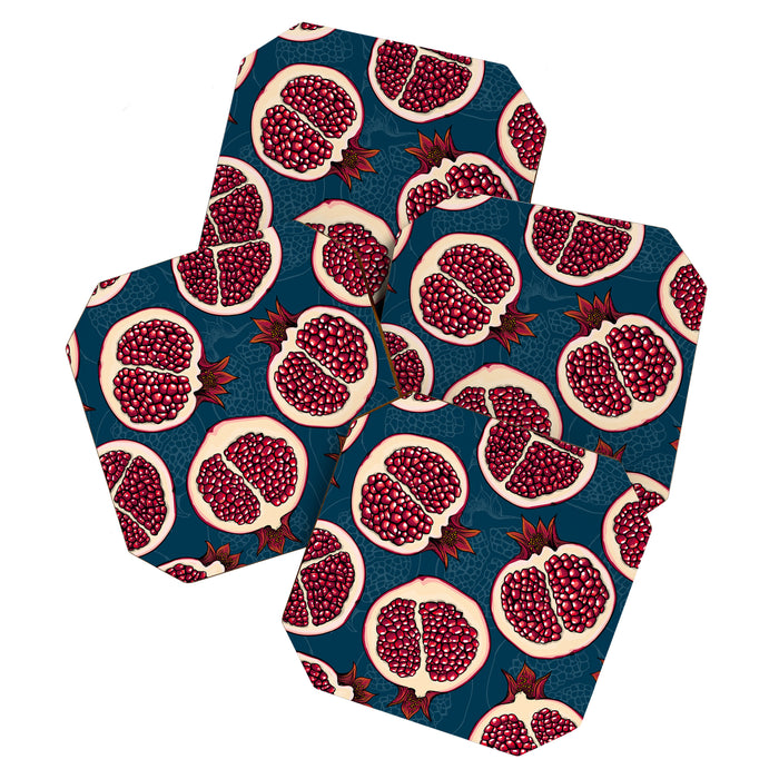 Pomegranate slices  Coaster Gallery Image 1