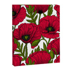 Red Poppy garden 2 Canvas Print Gallery Image 6
