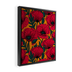 Red poppy garden    Framed Canvas Print Gallery Image 2
