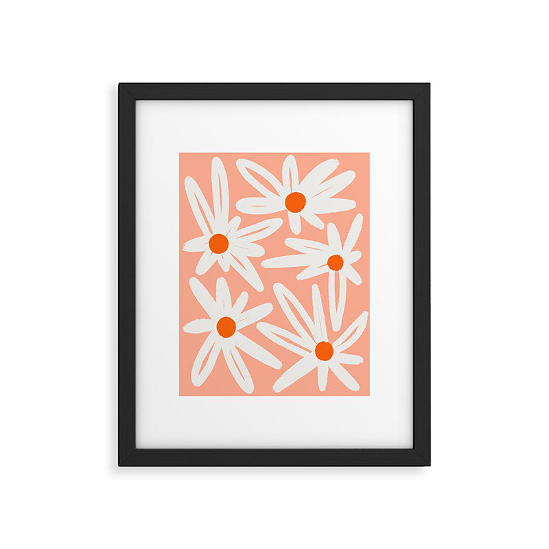 Happy Daisies Framed Art Print Gallery Image 5