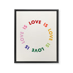 Love Is Love Framed Canvas Print Gallery Image 6