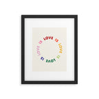 Love Is Love Framed Art Print Gallery Image 5
