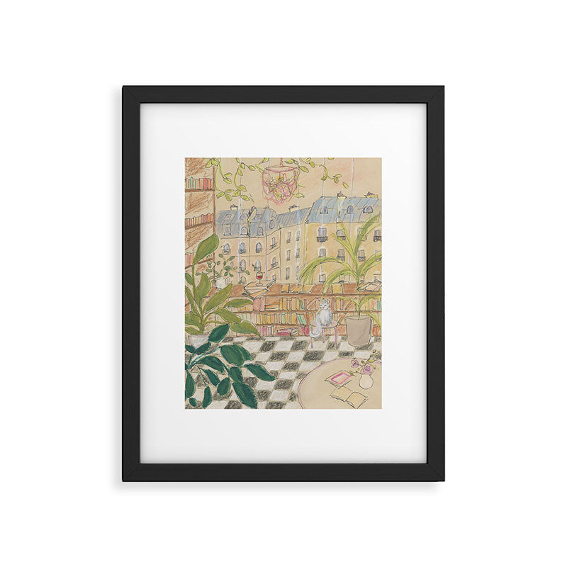 Antique Book Store Framed Art Print Gallery Image 5