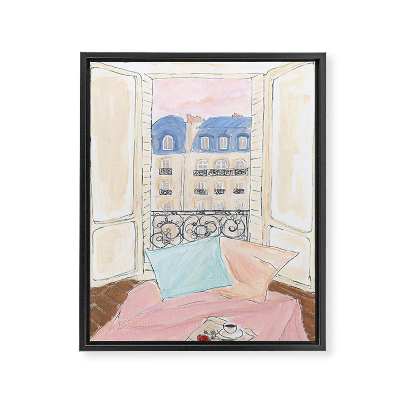 Cozy Apartment Framed Canvas Print Gallery Image 3