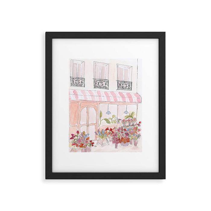 Flower Shop Framed Art Print Gallery Image 1
