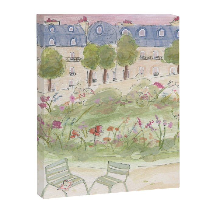 Parisian Garden Canvas Print Gallery Image 1