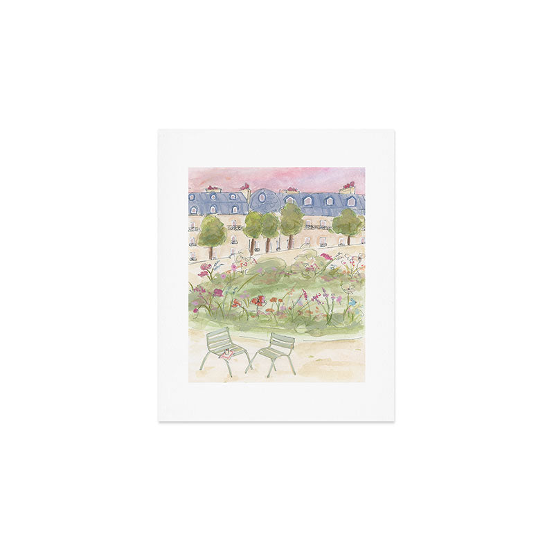 Parisian Garden Art Print Gallery Image 1