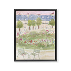 Parisian Garden Framed Canvas Print Gallery Image 6