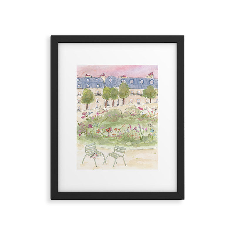 Parisian Garden Framed Art Print Gallery Image 5