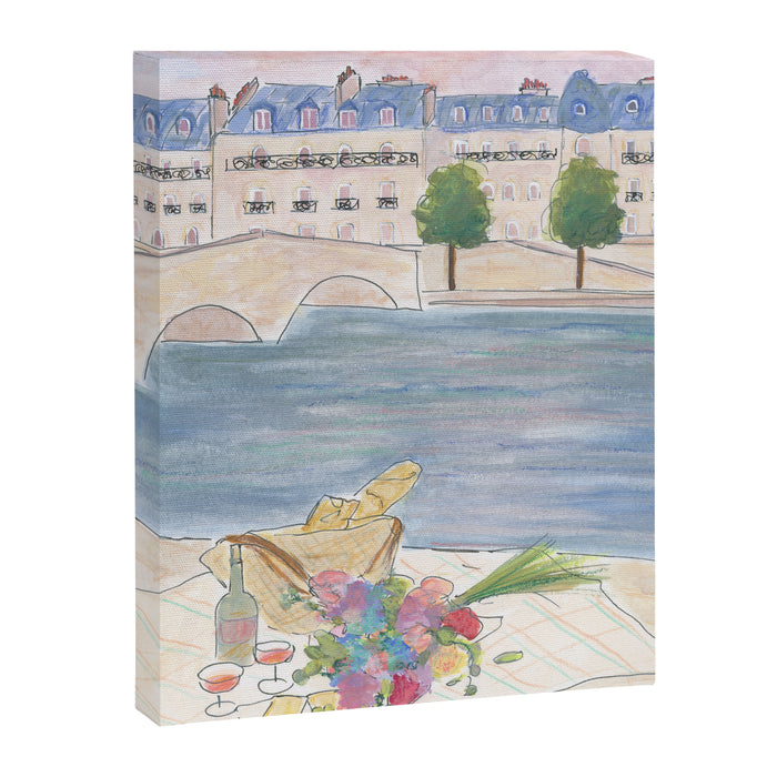 Picnic At The Seine Canvas Print Gallery Image 1
