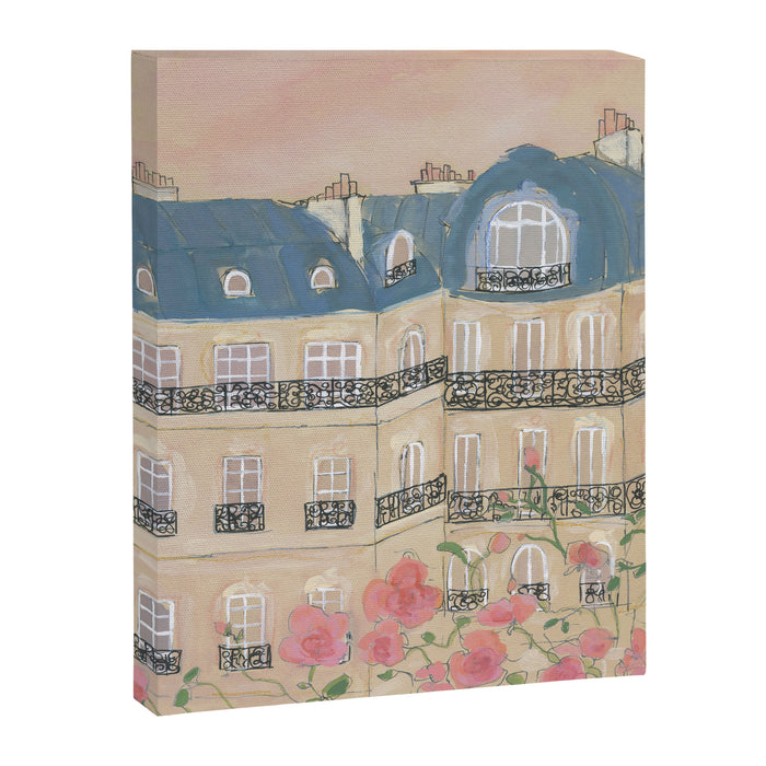 Sunset Over Paris Canvas Print Gallery Image 1