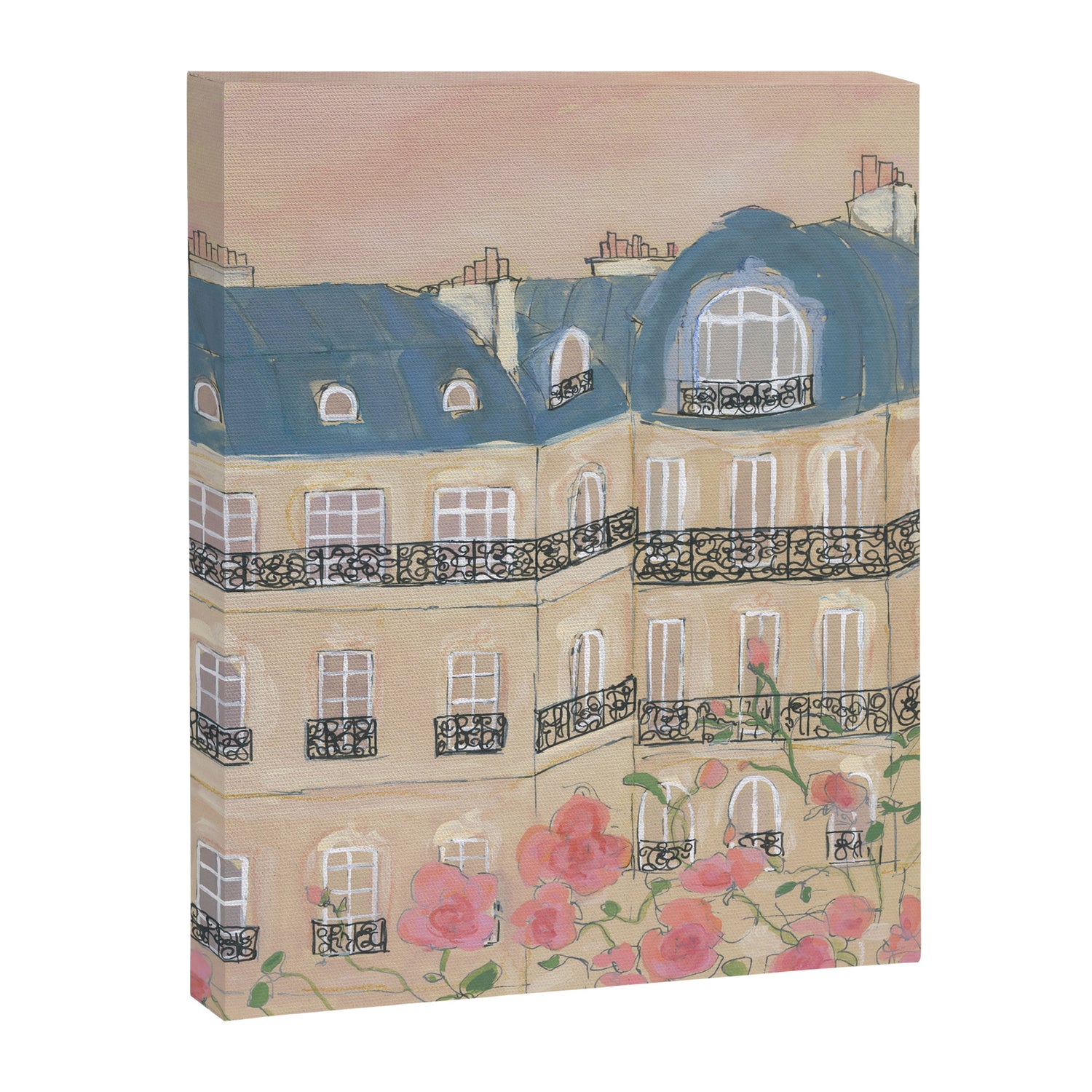 Sunset Over Paris Canvas Print Gallery Image 3