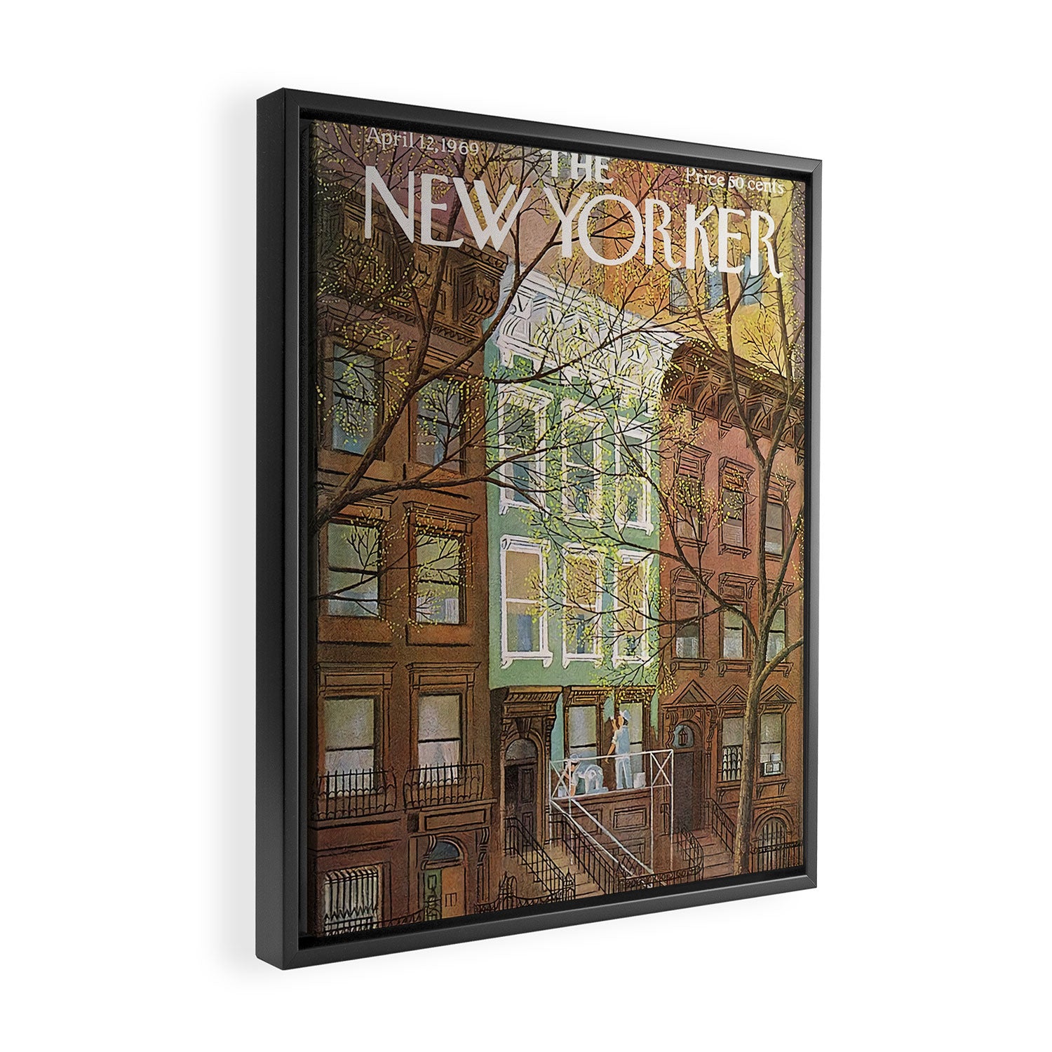 The New Yorker - 12 April 1969 Framed Canvas Print Gallery Image 2