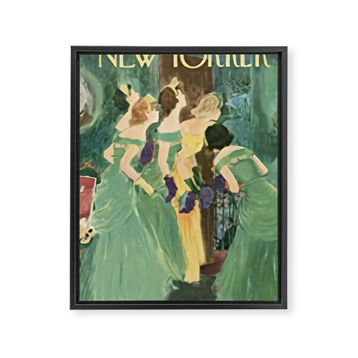 The New Yorker - Aesthetic Framed Canvas Print Gallery Image 1