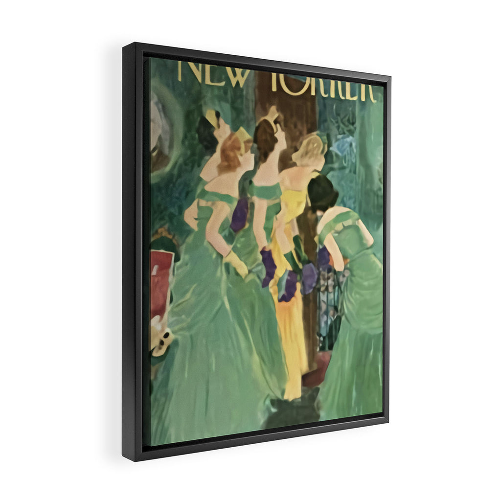 The New Yorker - Aesthetic Framed Canvas Print Gallery Image 2