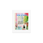 The New Yorker - Black Cat Art Print Gallery Image 1