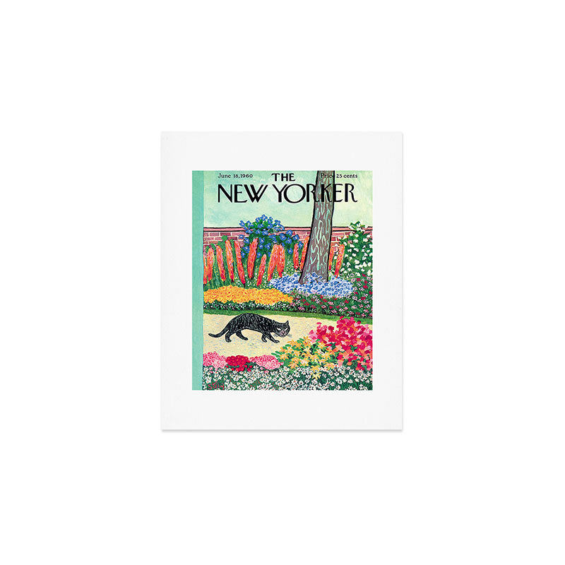 The New Yorker - Black Cat Art Print Gallery Image 1